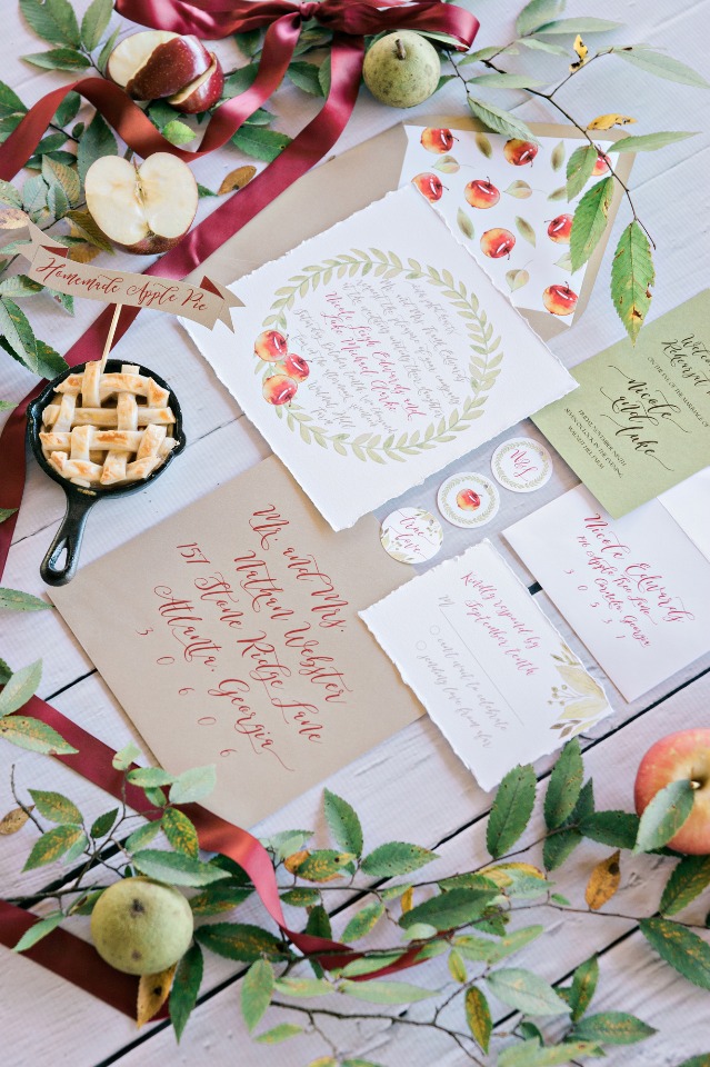 Apple Wedding Centerpiece