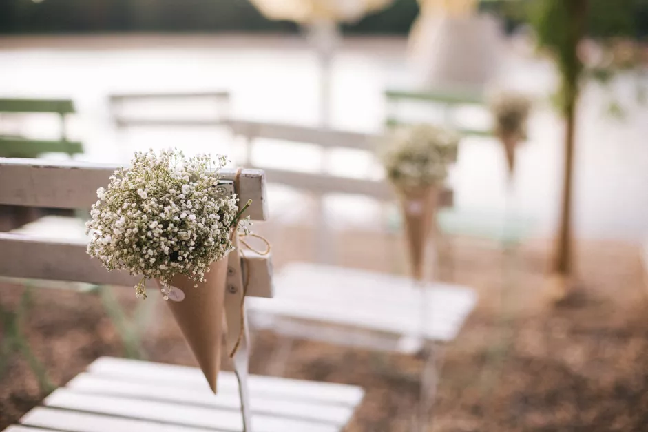 Baby's Breath Wedding Centerpiece