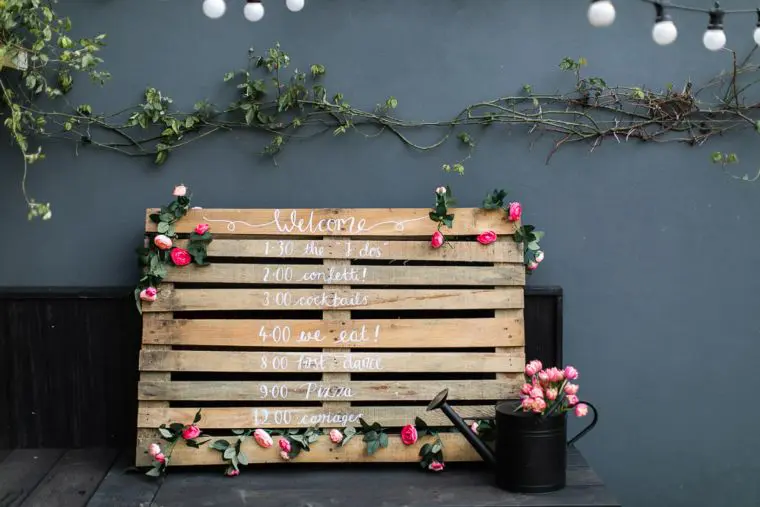 DIY Wedding Sign