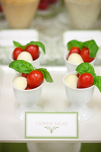Fruit + Veggie Wedding Dessert Table salad