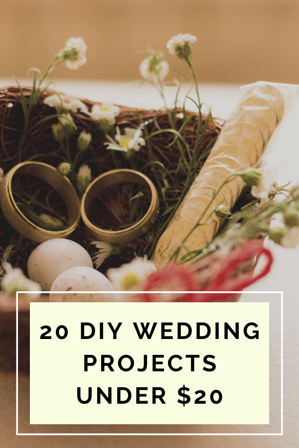 20 DIY Wedding Projects Under $20