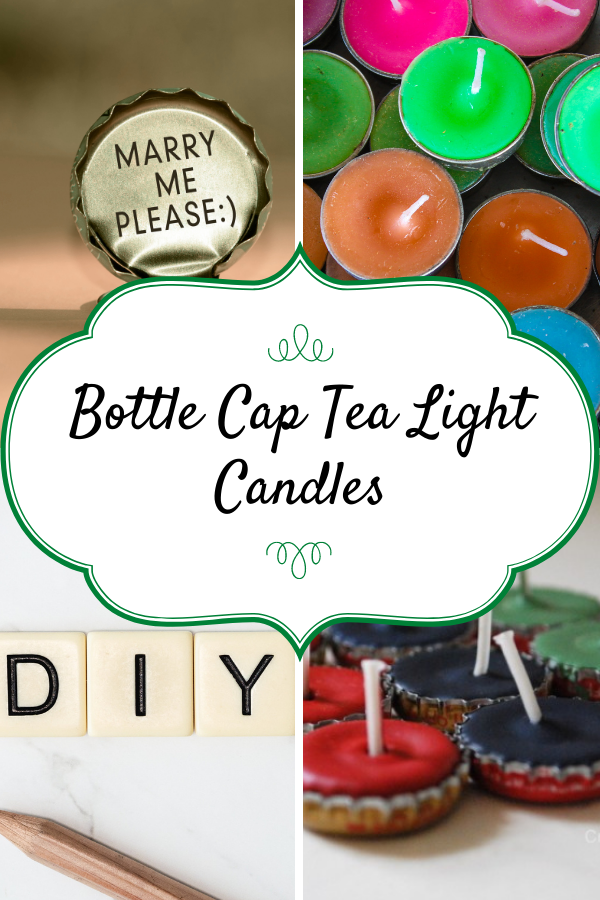 Bottle Cap Tea Light Candles