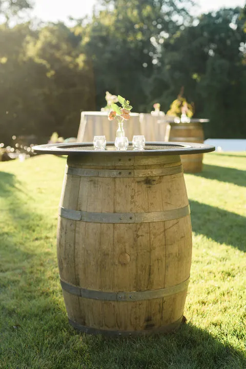 Turn Barrels Into Tables